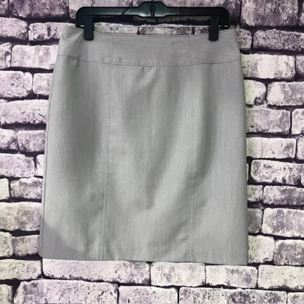 Worthington Gray Fully Lined Skirt Size 12 - Picture 1 of 9